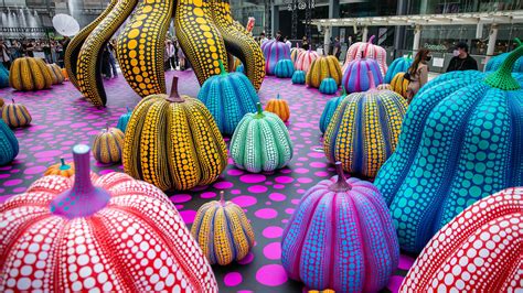 yayoi kusama louis vuitton pumpkin